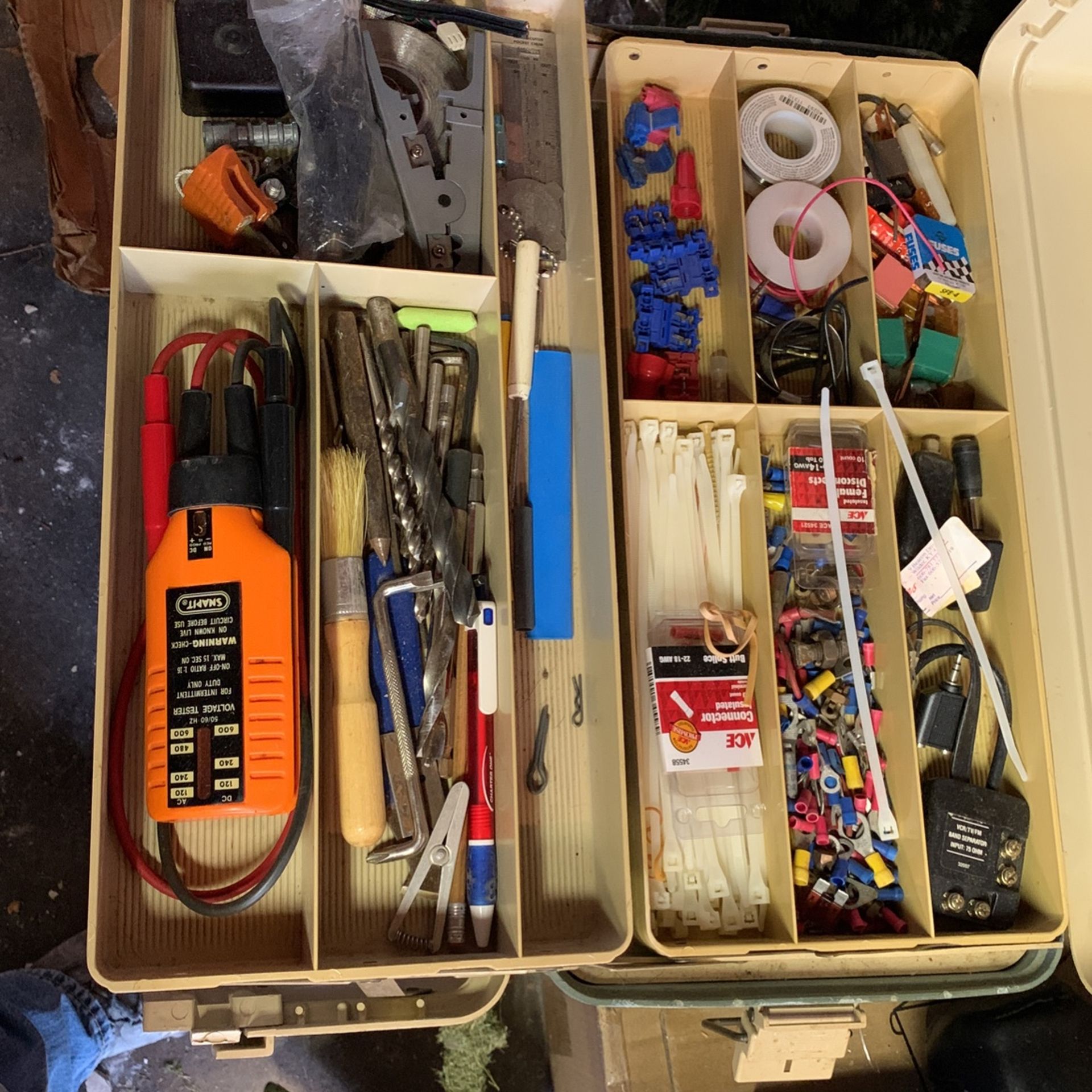 Tool Box With Electrical Gear