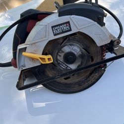 7 1/4" Circular Saw With Laser Guide System Chicago Electric