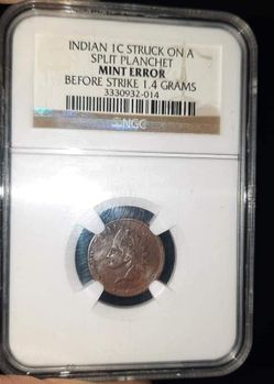Indian Penny Error 