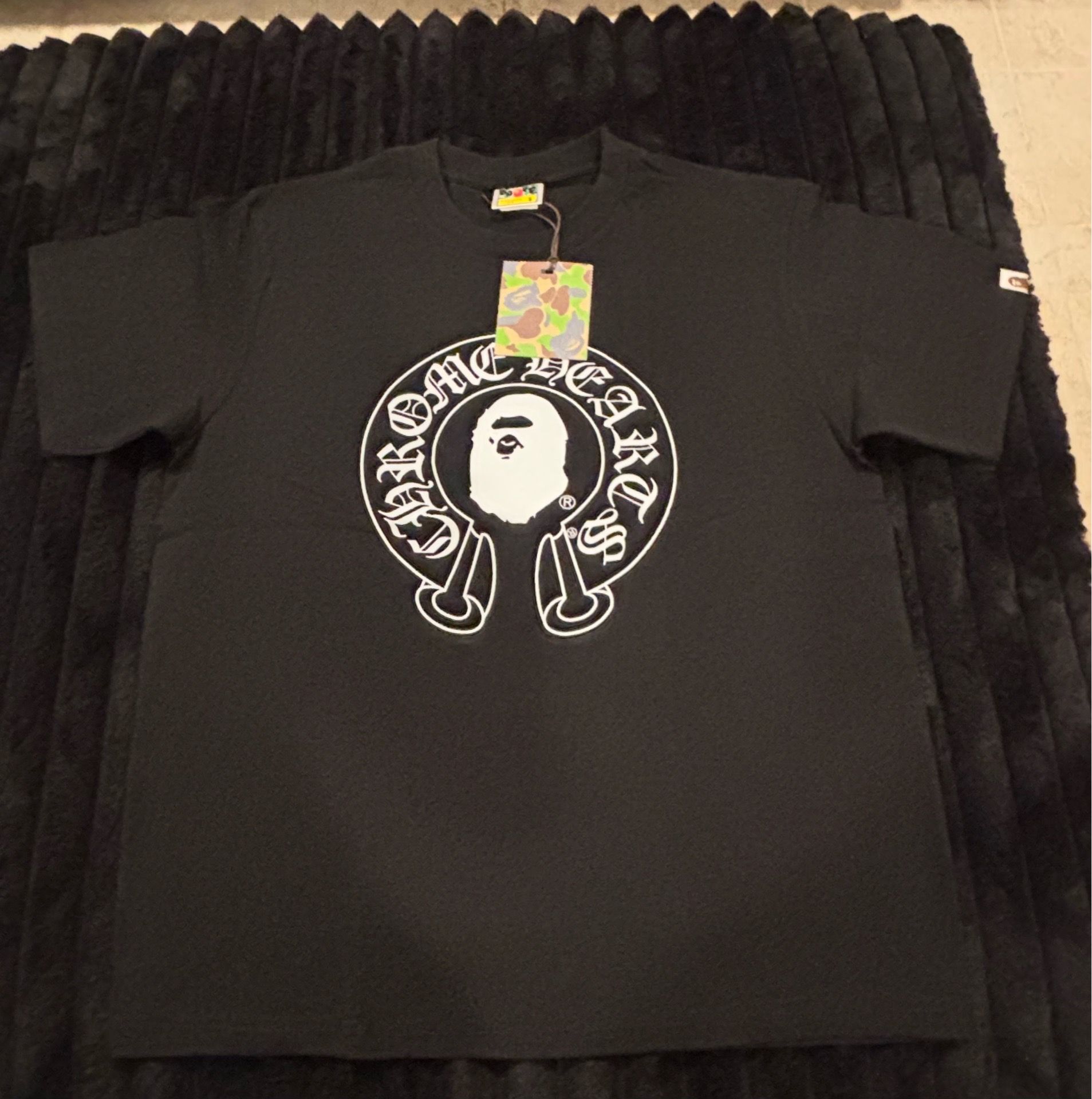 Chrome heart bape tees