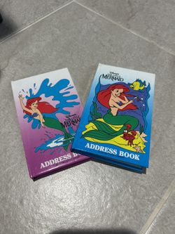 Disney’s Little Mermaid Address Books Both $2