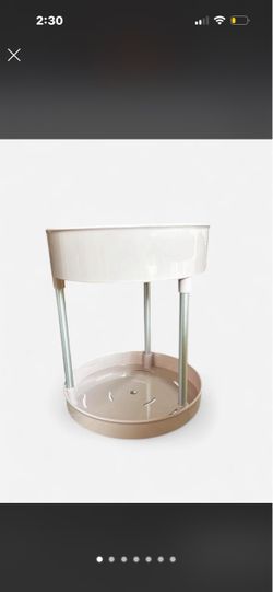 2-Tier Rotating Organizer Stand