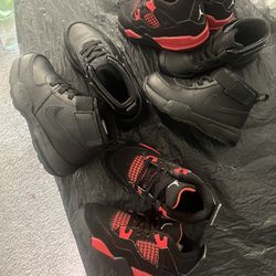 Size 8 & Size 10..Little Kids Jordans, Used In Very Good Condition $55 & $65 Each, &( Nike Boots New!!Size 8 $55 &  Size 10.5 $65 New.