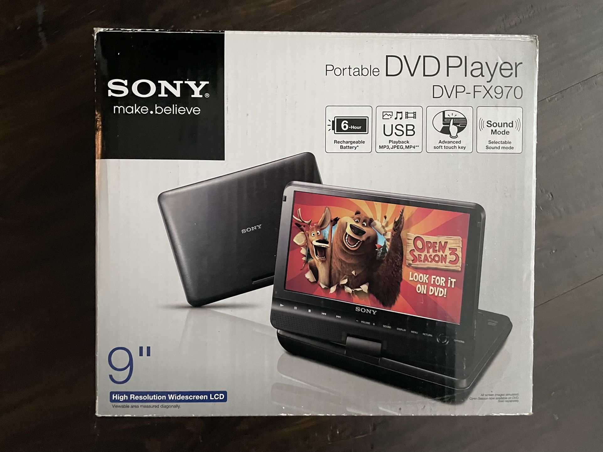 SONY Portable DVD Player 9”