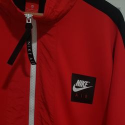 Nike Air Sportswear Track Jacket Red / Black Men's Size XL Authentic 