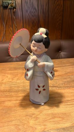 Japanese Figurine Of Young Girl