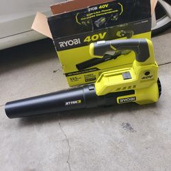 RYOBI

40V 110 MPH 525 CFM Cordless Battery Variable-Speed Jet Fan Leaf Blower ( Tool Only )

