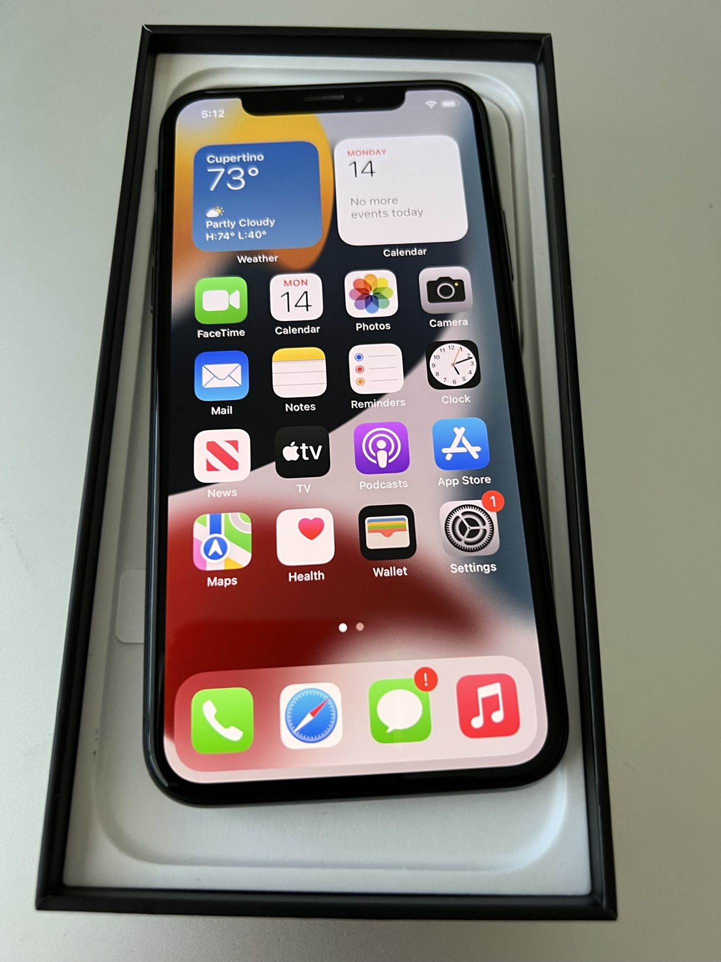 Iphone X 64GB ANY CARRIER JET GREY BLACK