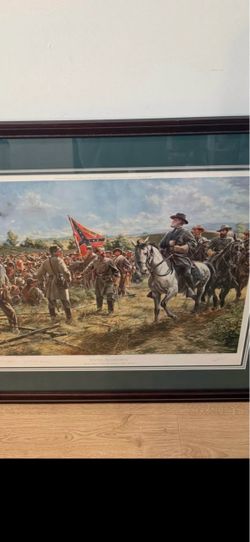 Don Troiani Civil War Signed Artist Proof Print Until Sundown Framed