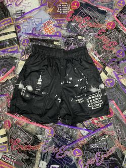 Eric Emanuel Black Skyline Shorts