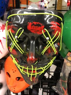 Light up purge mask USB recharging