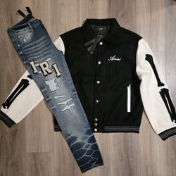 AMIRI jacket + Jeans COMBO