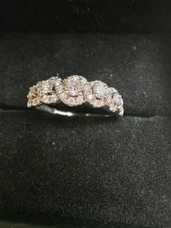 White Gold Natural Diamond 3/4 Carat