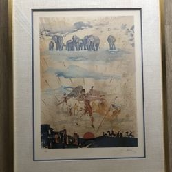 Salvador Dali • Elephant Herd 1977