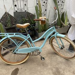 Aqua Blue Cruiser Bike- Nel Lusso