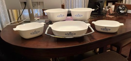 Corning Ware Blue Cornflower Baking Dish Set