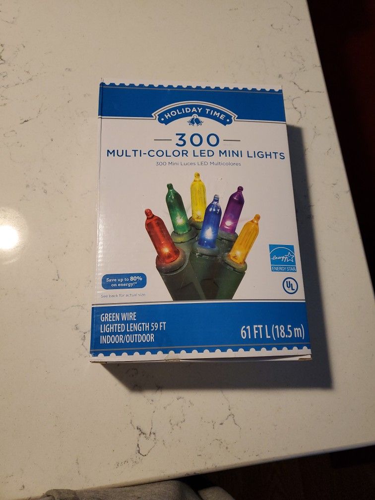 300 Multi Color LED Mini Lights