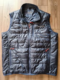 Vineyard Vines Men's XL Navy Quilted Zip-Front Puffer Vest Packable