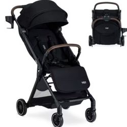 Britax Juniper Compact Stroller, Lightweight Fold-and-Go Design - Raven Black