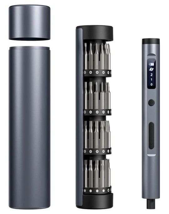 Mini Electric Screwdriver Cordless Set - 60-in-1 rechargeable