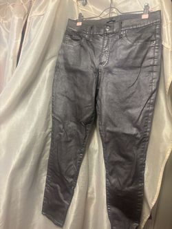 Express Black Coated Skinny Jeans