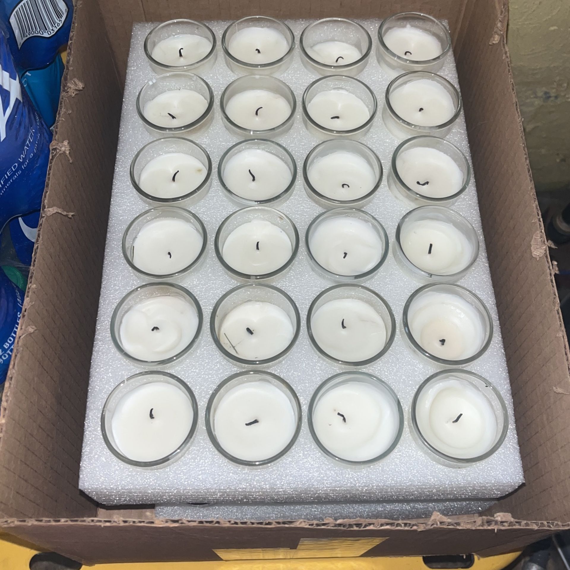 36 White Candles