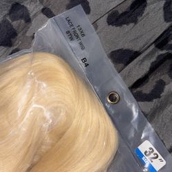32inch Blonde human hair lace front wig 13x6 