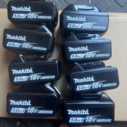 Makita Batteries $75 Each Cada Una 
