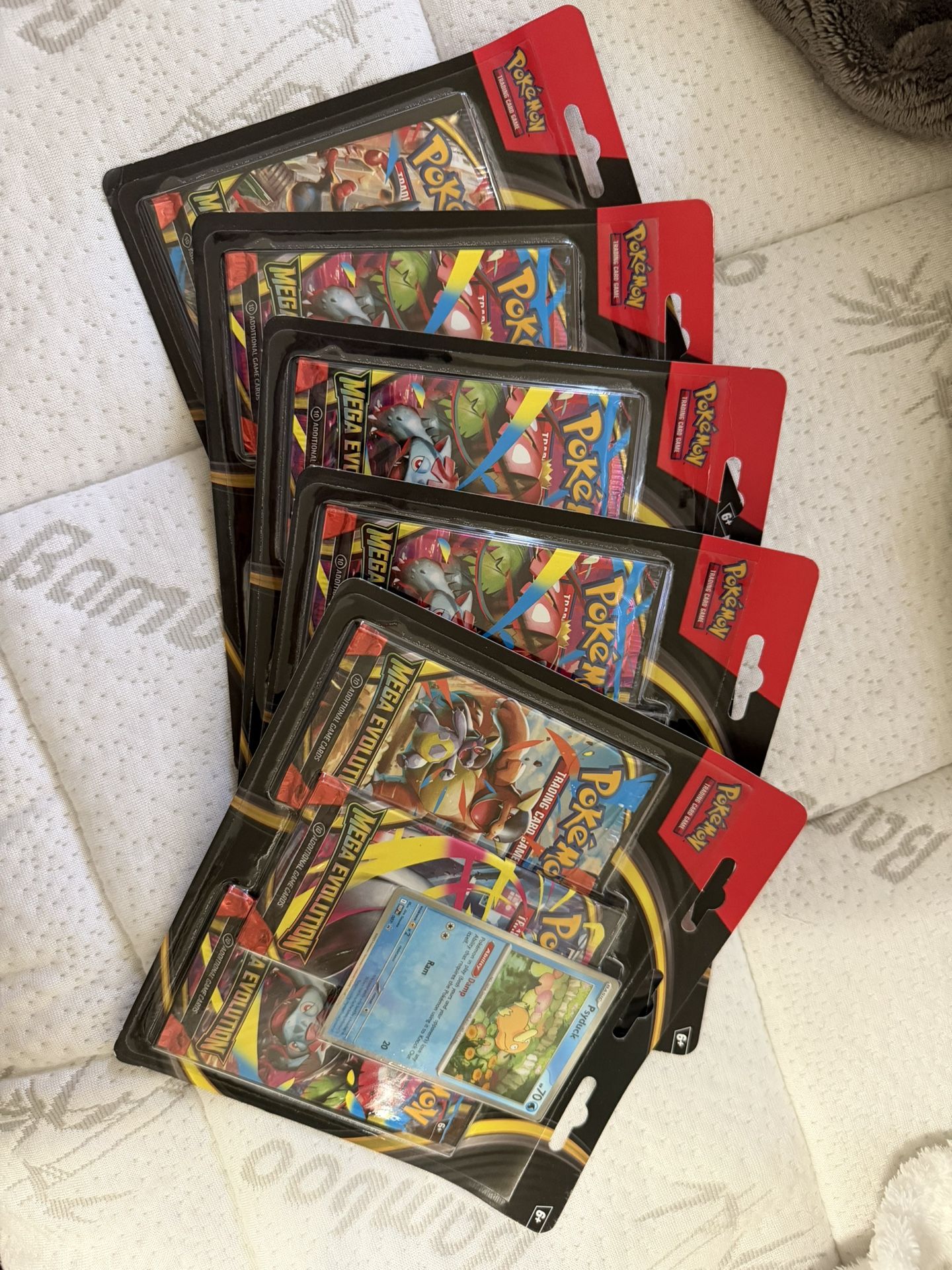 Pokemon TCG Mega Evolution 3 Pack Blister 