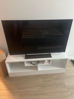 Low TV Stand White