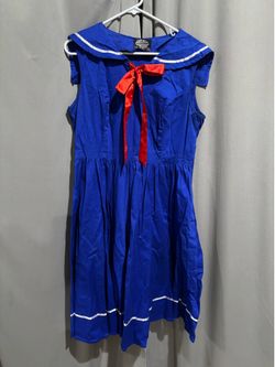Heart and Roses London size 12 sailor vintage dress