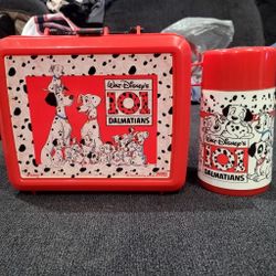 Vintage 101 Dalmatians Lunch Box And Mug
