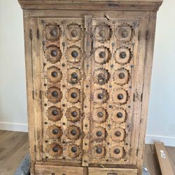 Vintage Moroccan Style Armoire 