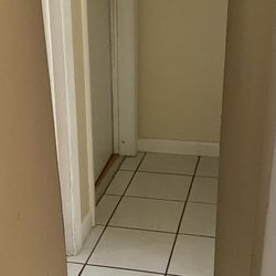 Plain Piece of Mirror ( No Frame On It) Great To Attach Behind Any Door