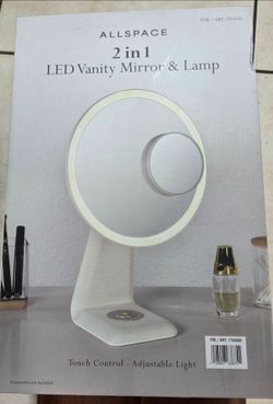 Allspace 2-in-1 LED Vanity Mirror & Lamp
