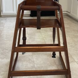 Winco Wood High Chair 