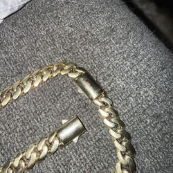 14k Gold Plated Cuban 