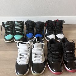 Jordan 1, 11's,Dunks