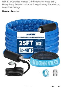 Brand new Kohree 25 FT Heated Water Hose