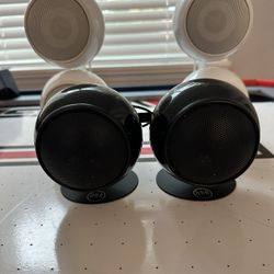 3x Pairs Orb Audio MOD 2 Speakers White/Black