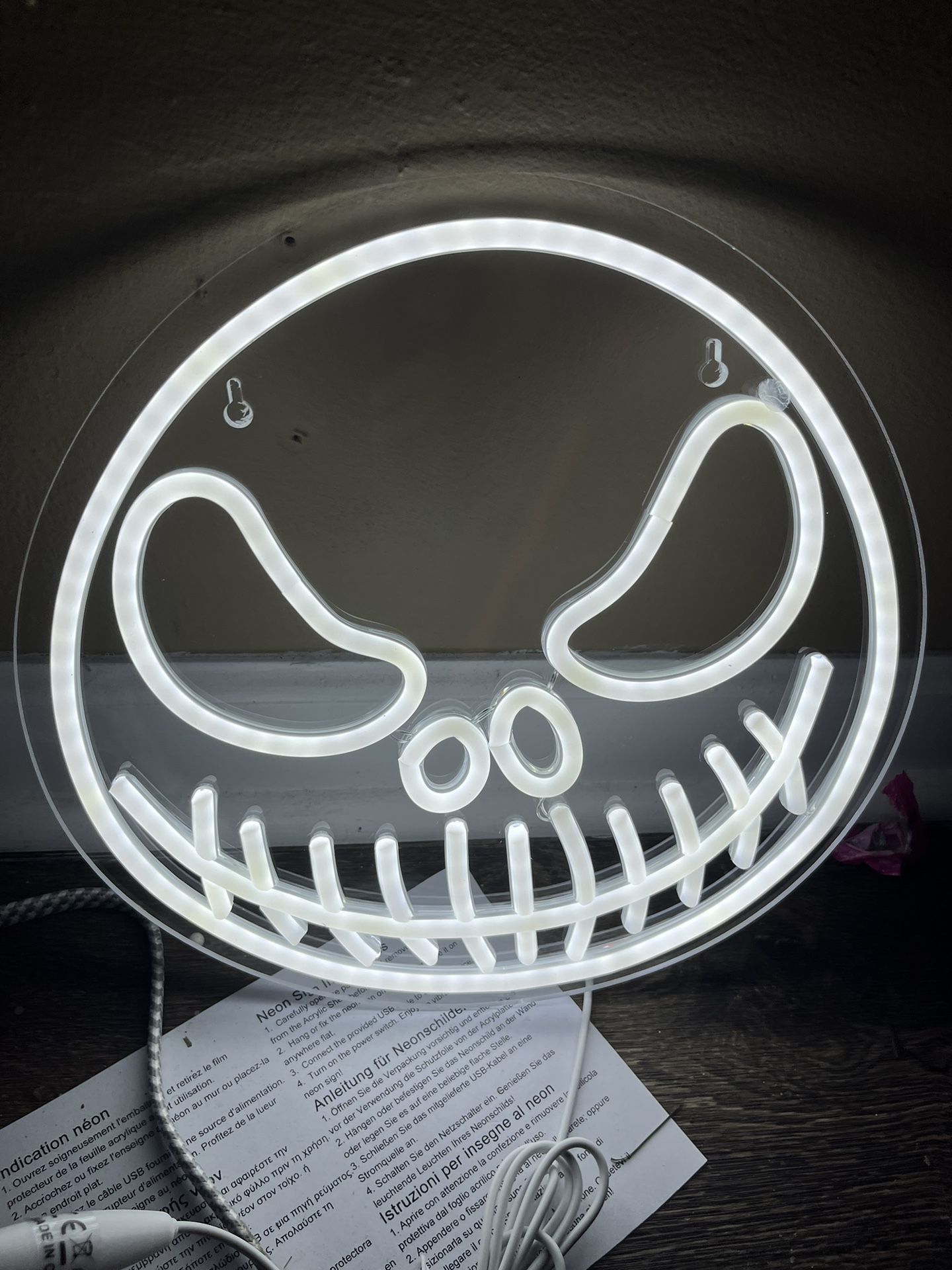 Jack Skeleton Neon Sign