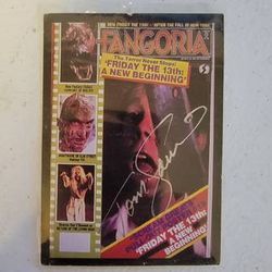 fangoria card signed by tom savini