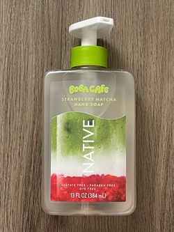 New! Native Boba Cafe Strawberry Matcha Hand Soap $3 Each