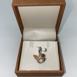 Pandora Disney Chip & Dale Bauble Dangle Charm (Sterling)