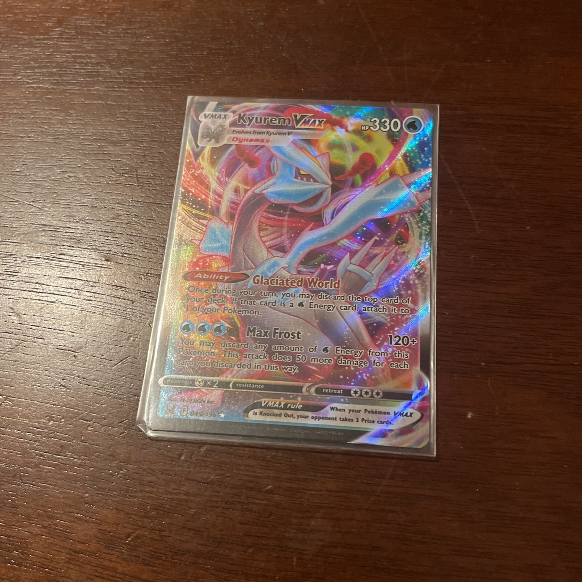 Kyurem Vmax 49/196 & Kyurem Vmax 197/196 Set Of 2 Cards