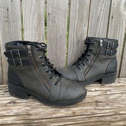 BOC Godfrey Buckle Combat Boots - Women’s Size 9.5