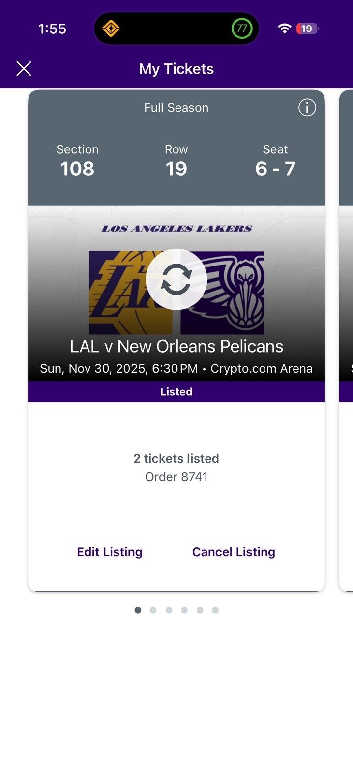 Los Angeles Lakers Vs New Orleans Pelicans 6:00pm