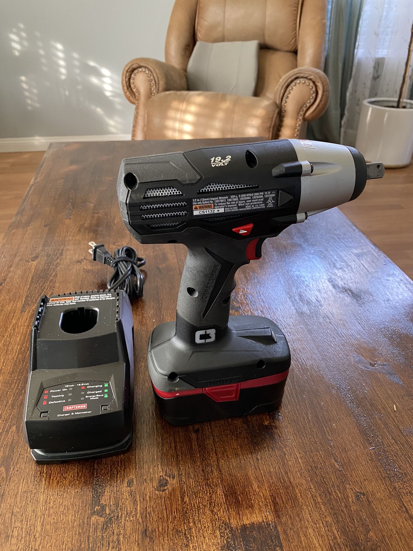 Craftsman C3 19.2 Volt 1/2” Impact Wrench