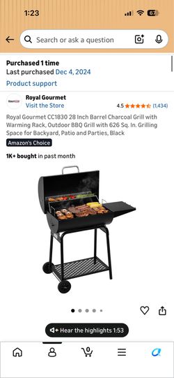 Charcoal BBQ - USED
