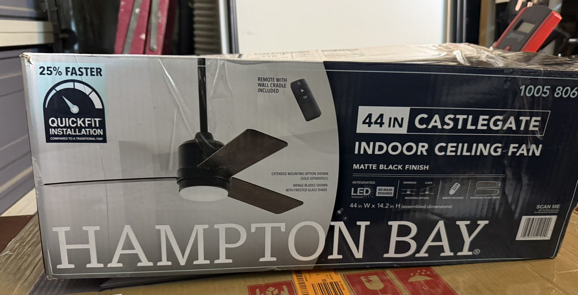 Hampton bay Remote Control Ceiling Fan 